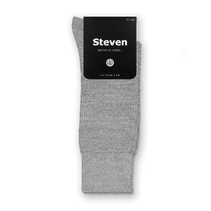 Mens Warm Soft Merino Wool Ribbed Dress Socks