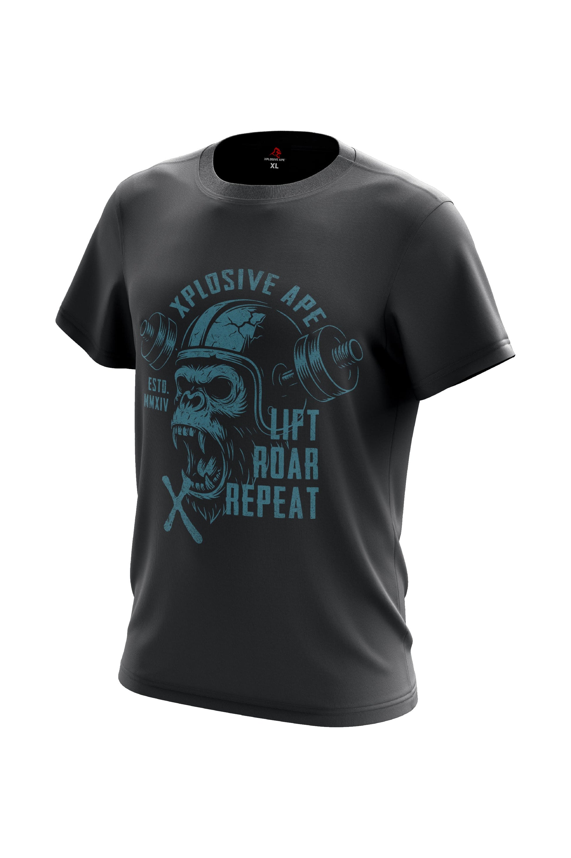 XAPE LLR Tee - Charcoal Xplosive Ape