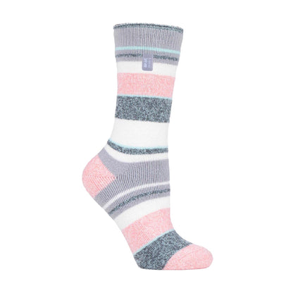 Ladies Thin Patterned Thermal Socks for Winter