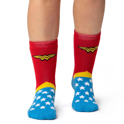 Ladies Wonder Woman Novelty Lightweight Thermal Socks