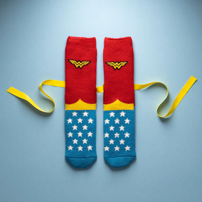 Ladies Wonder Woman Novelty Lightweight Thermal Socks