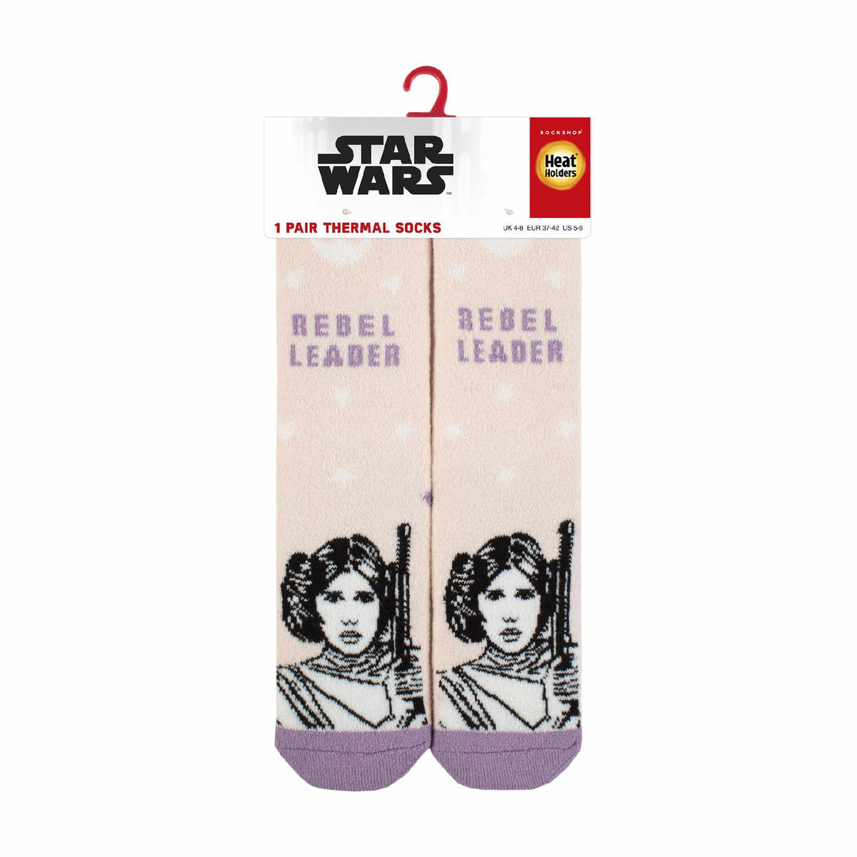 Ladies Princess Leia Novelty Lightweight Thermal Socks