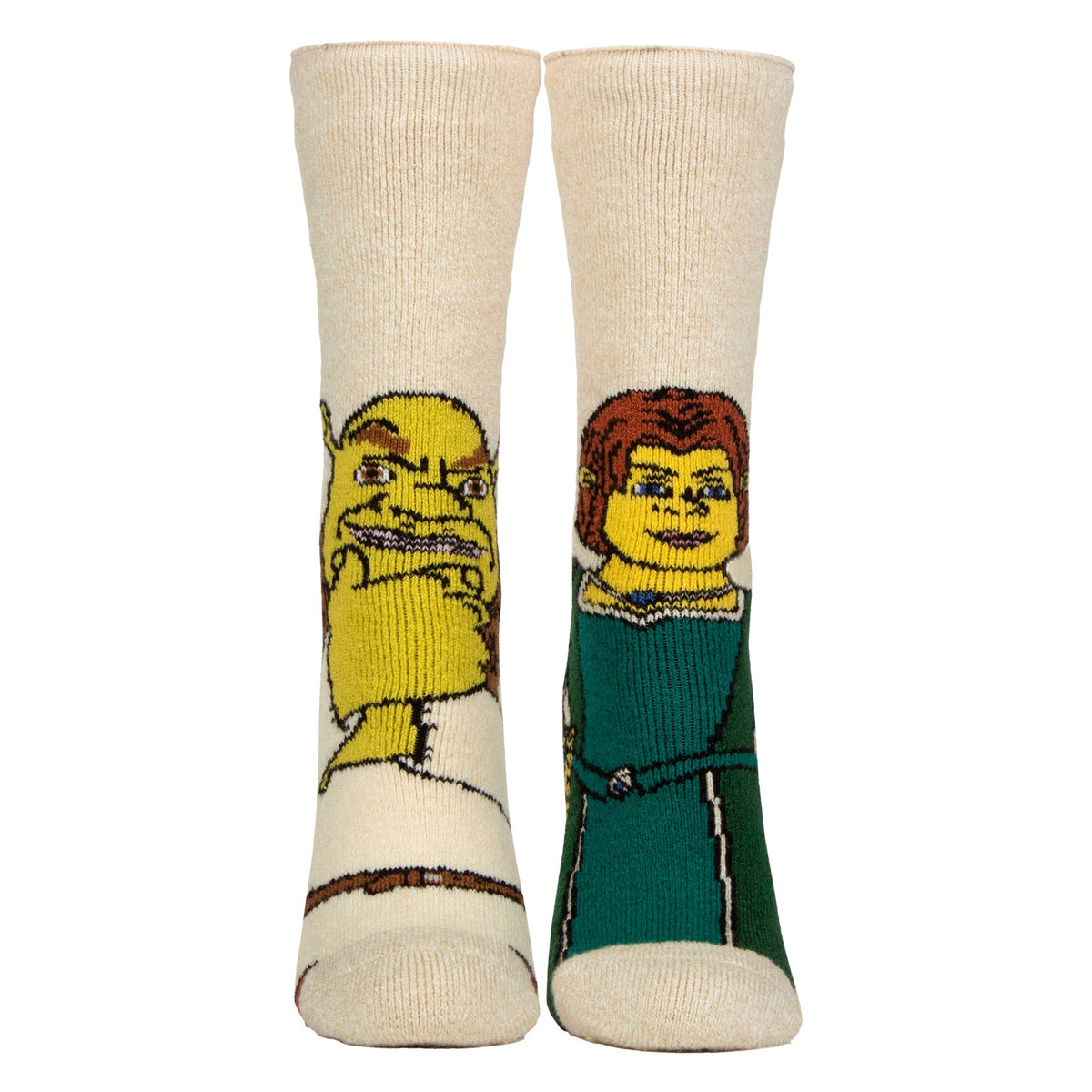 Ladies Thermal Shrek Patterned Socks with Soft Brushed Lining