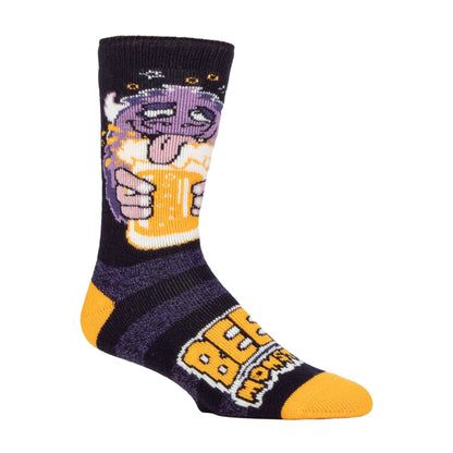 Mens Hobby Activity Patterned Lightweight Thermal Lite Socks