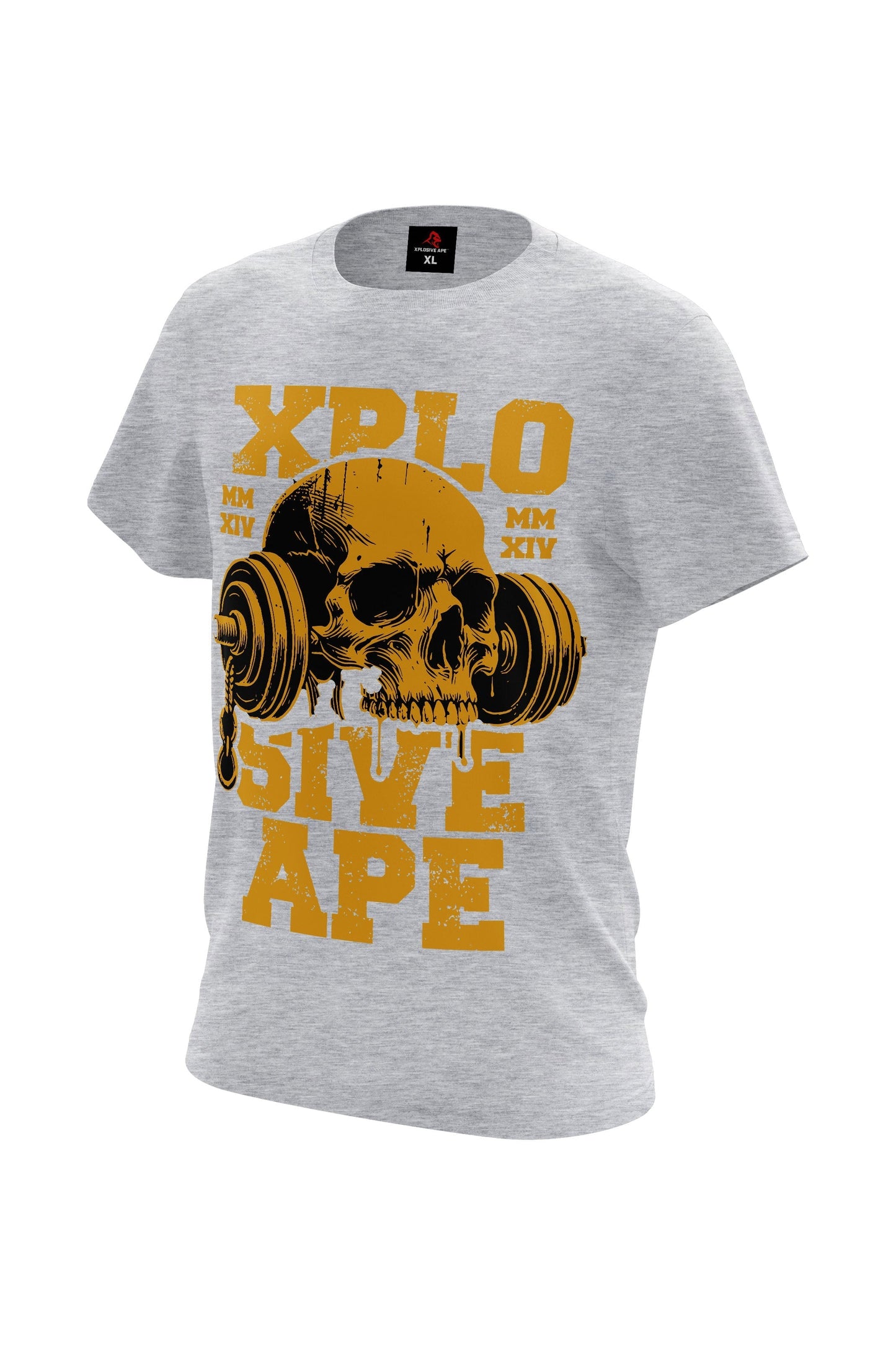 XAPE Locker Room Tee - Sports Grey Xplosive Ape