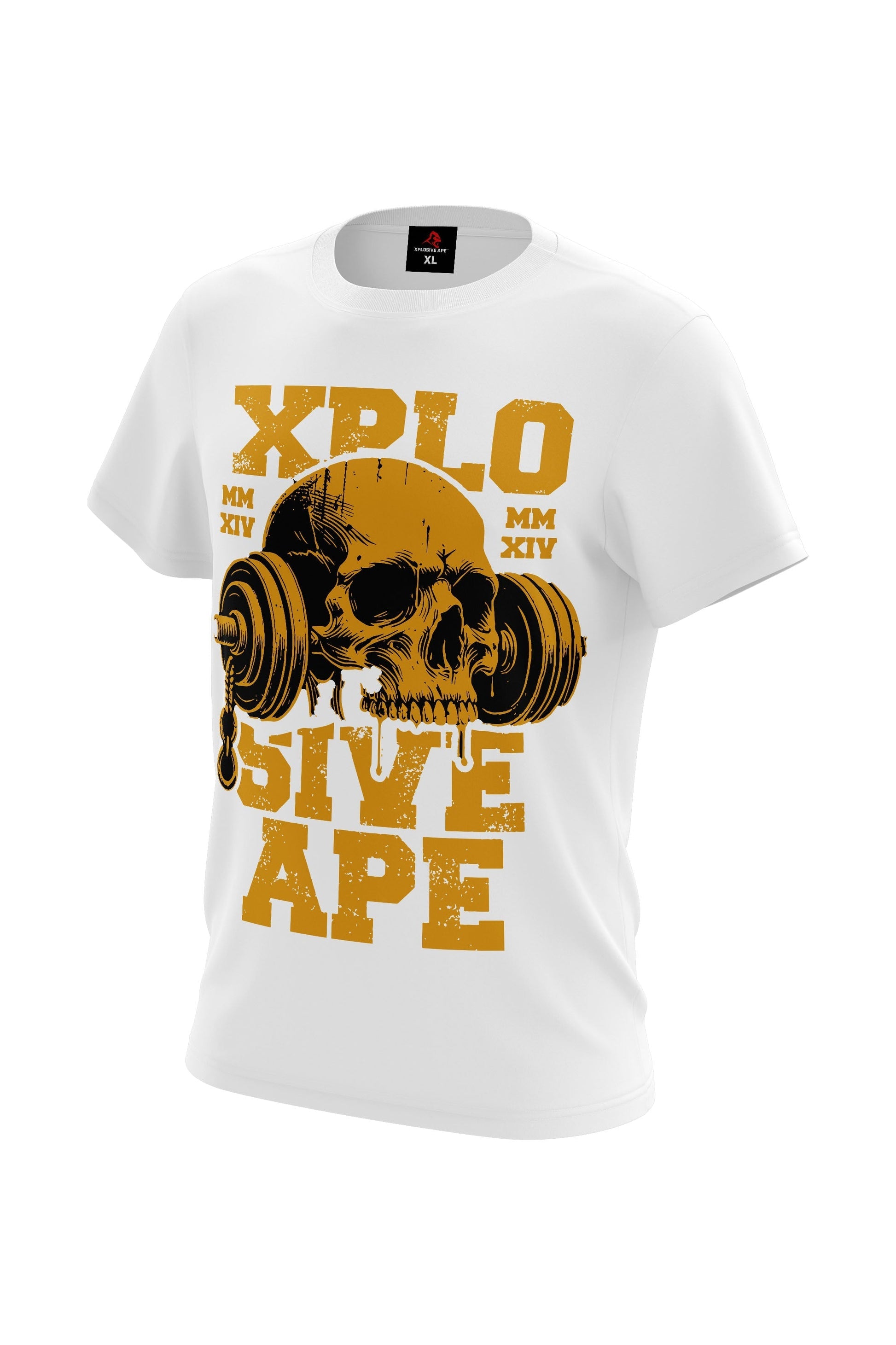 XAPE Locker Room Tee - White Xplosive Ape
