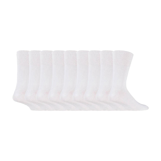 9 Pairs  NON ELASTIC Cotton Mens Socks with Loose Top