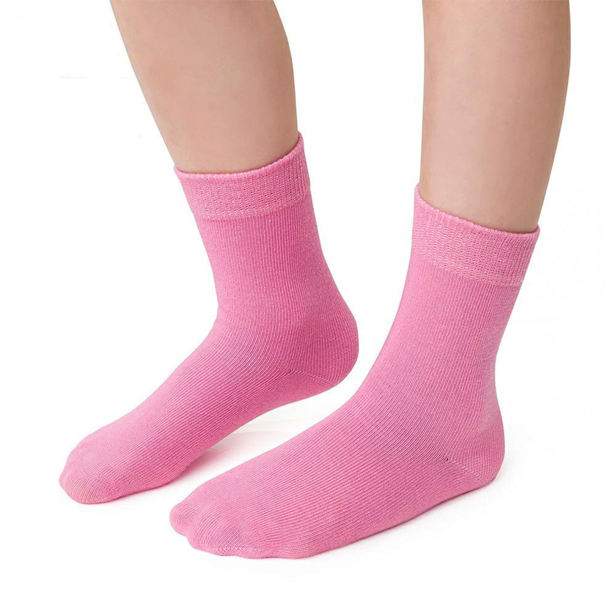 4 Pairs Childrens Organic Cotton Sensory Socks - Seamless Socks for Boys & Girls