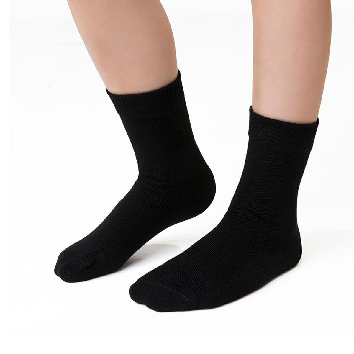 4 Pairs Childrens Organic Cotton Sensory Socks - Seamless Socks for Boys & Girls