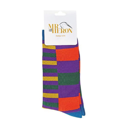 1 Pack Mens Novelty Patterned Bamboo Socks