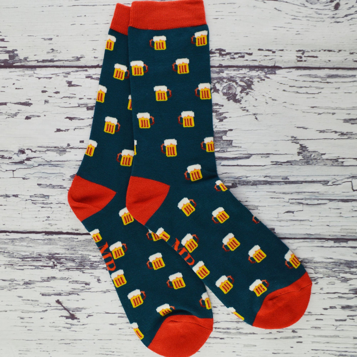 1 Pack Mens Novelty Navy Boats Bamboo Socks