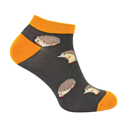 1 Pack Mens Animal Themed Bamboo Trainer Socks