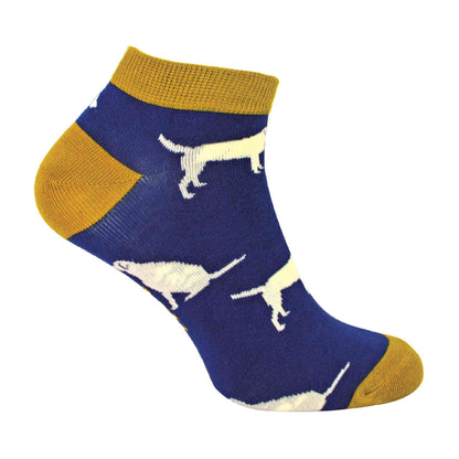 1 Pack Mens Animal Themed Bamboo Trainer Socks