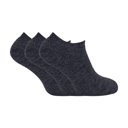 3 Pack Mens Thick Cushioned Low Cut Ankle Thermal Socks