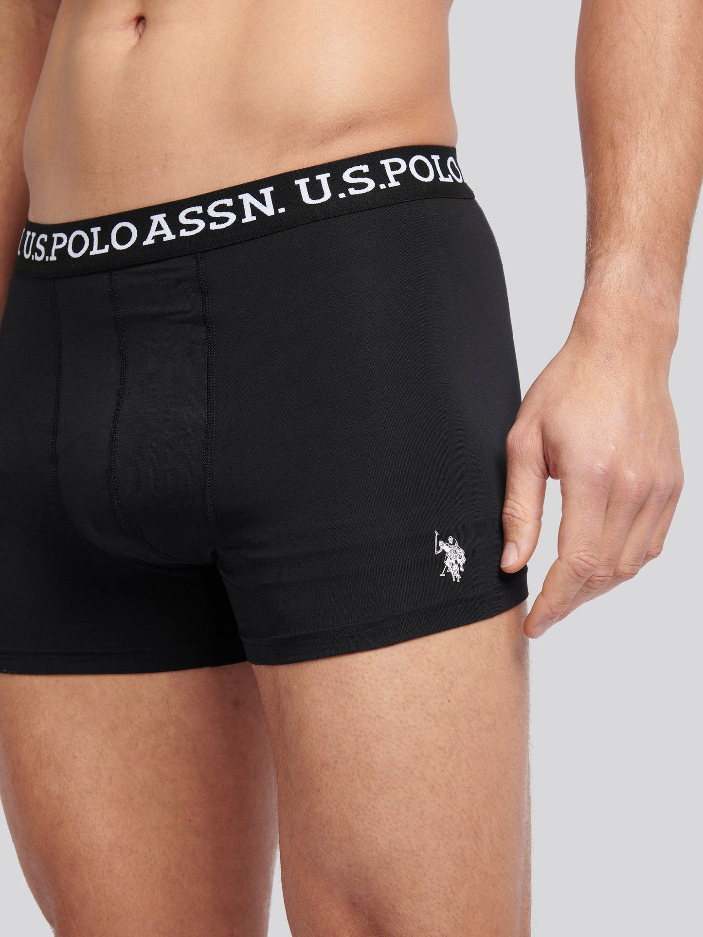 Mens 3 Pack Boxer Shorts Black