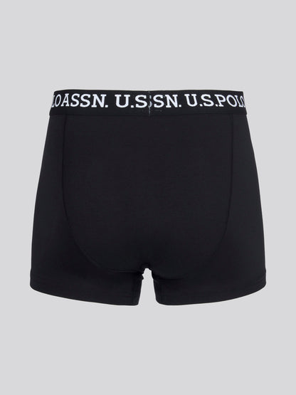 Mens 3 Pack Boxer Shorts Black