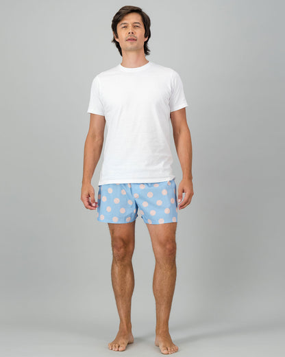 Mens Boxer Shorts - Pink Polka