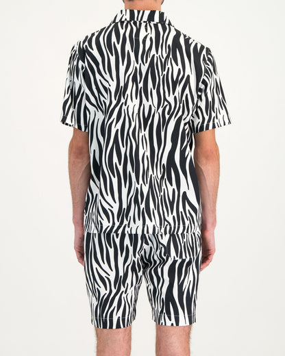 Mens Short Pyjamas - Zebra