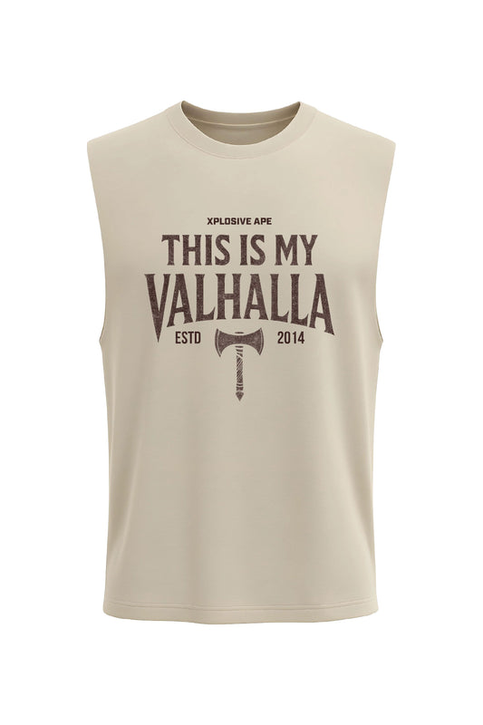 XAPE My Valhalla Tank Top - Sand Xplosive Ape