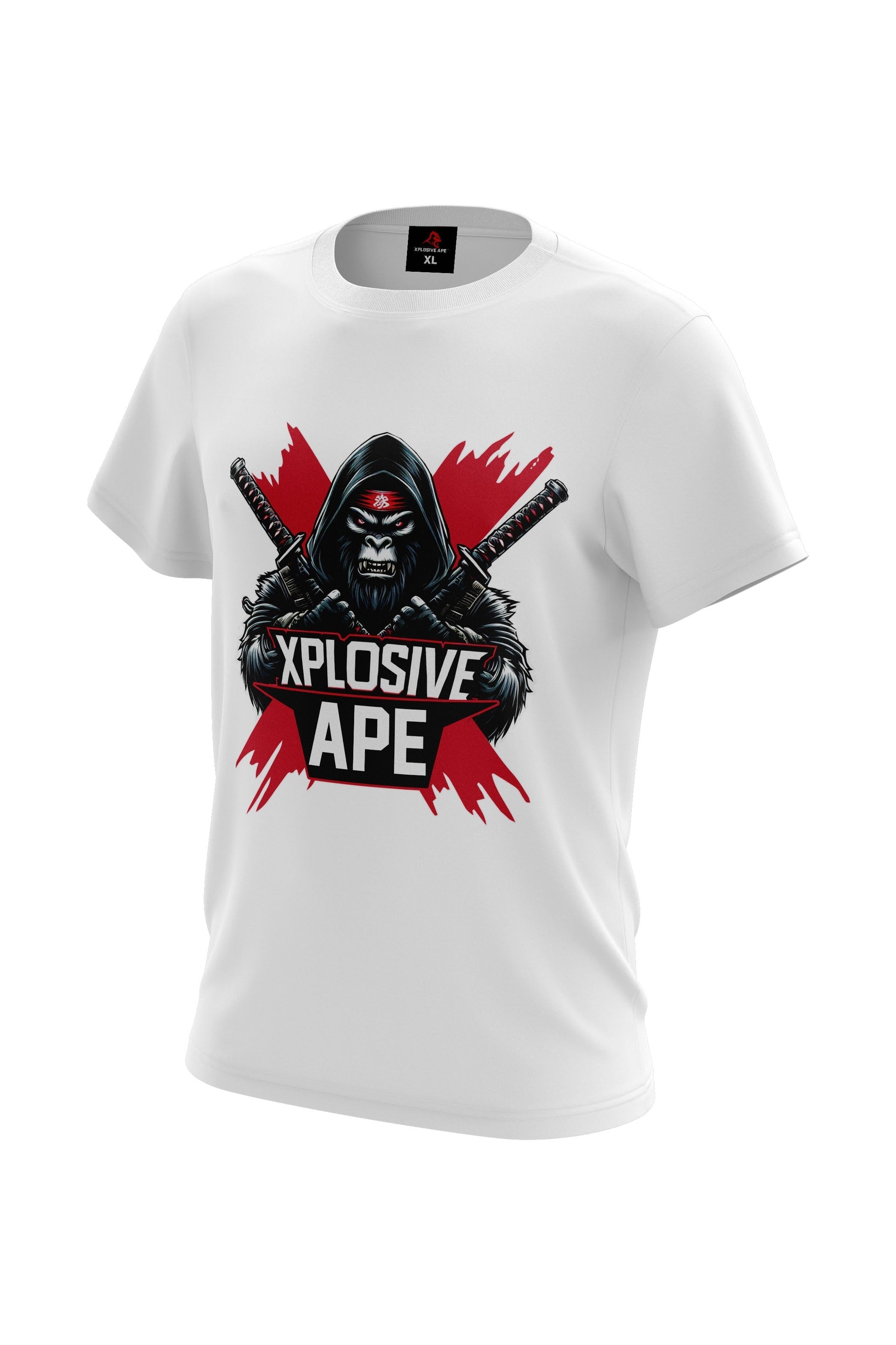 XAPE Ninja Tee - White Xplosive Ape