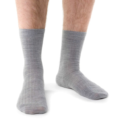 1 Pack Mens Non Elastic Merino Wool Socks