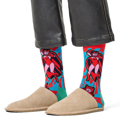 Mens Marvel Scarlet Witch Novelty Socks | Gift Idea
