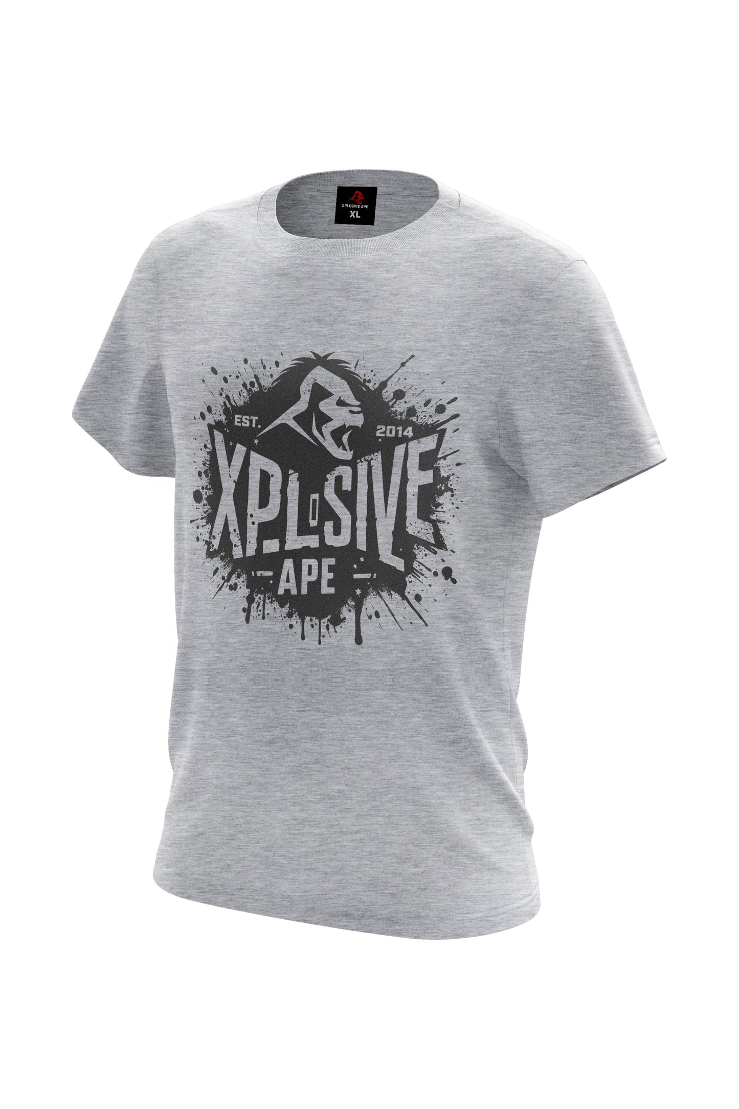 XAPE Paintjob Tee - Sports Grey Xplosive Ape