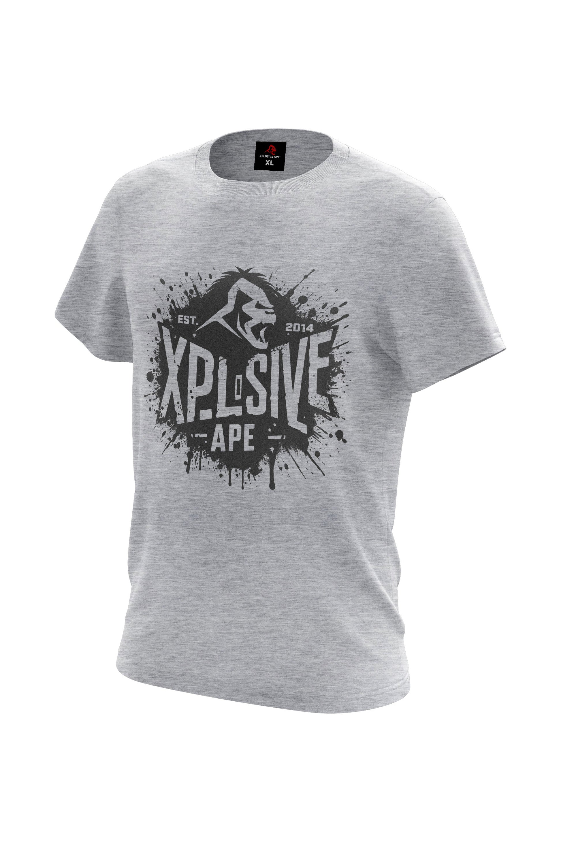 XAPE Paintjob Tee - Sports Grey Xplosive Ape