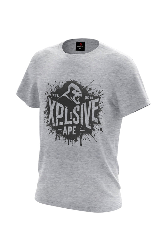 XAPE Paintjob Tee - Sports Grey Xplosive Ape