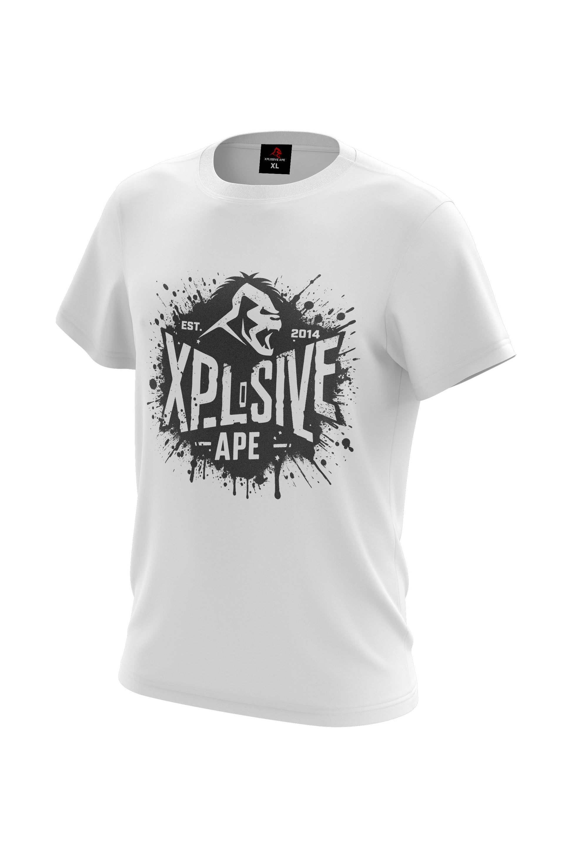 XAPE Paintjob Tee - White Xplosive Ape