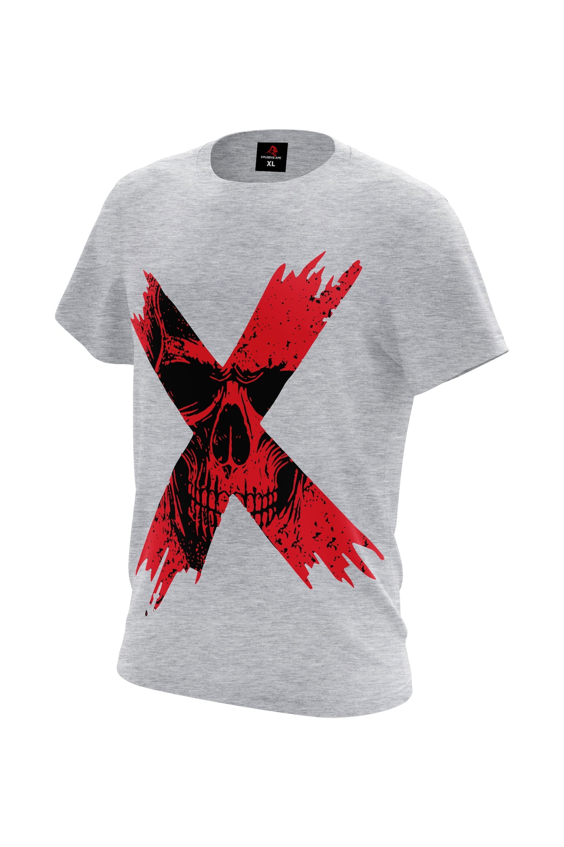 XAPE Perish Tee - Sports Grey Xplosive Ape