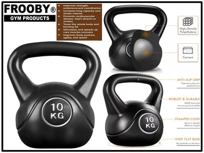 4-20kg Gym Vinyl Kettlebells FROOBY