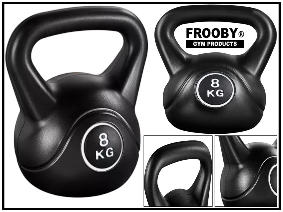4-20kg Gym Vinyl Kettlebells FROOBY