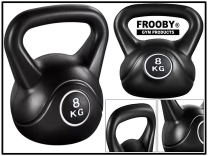 4-20kg Gym Vinyl Kettlebells FROOBY