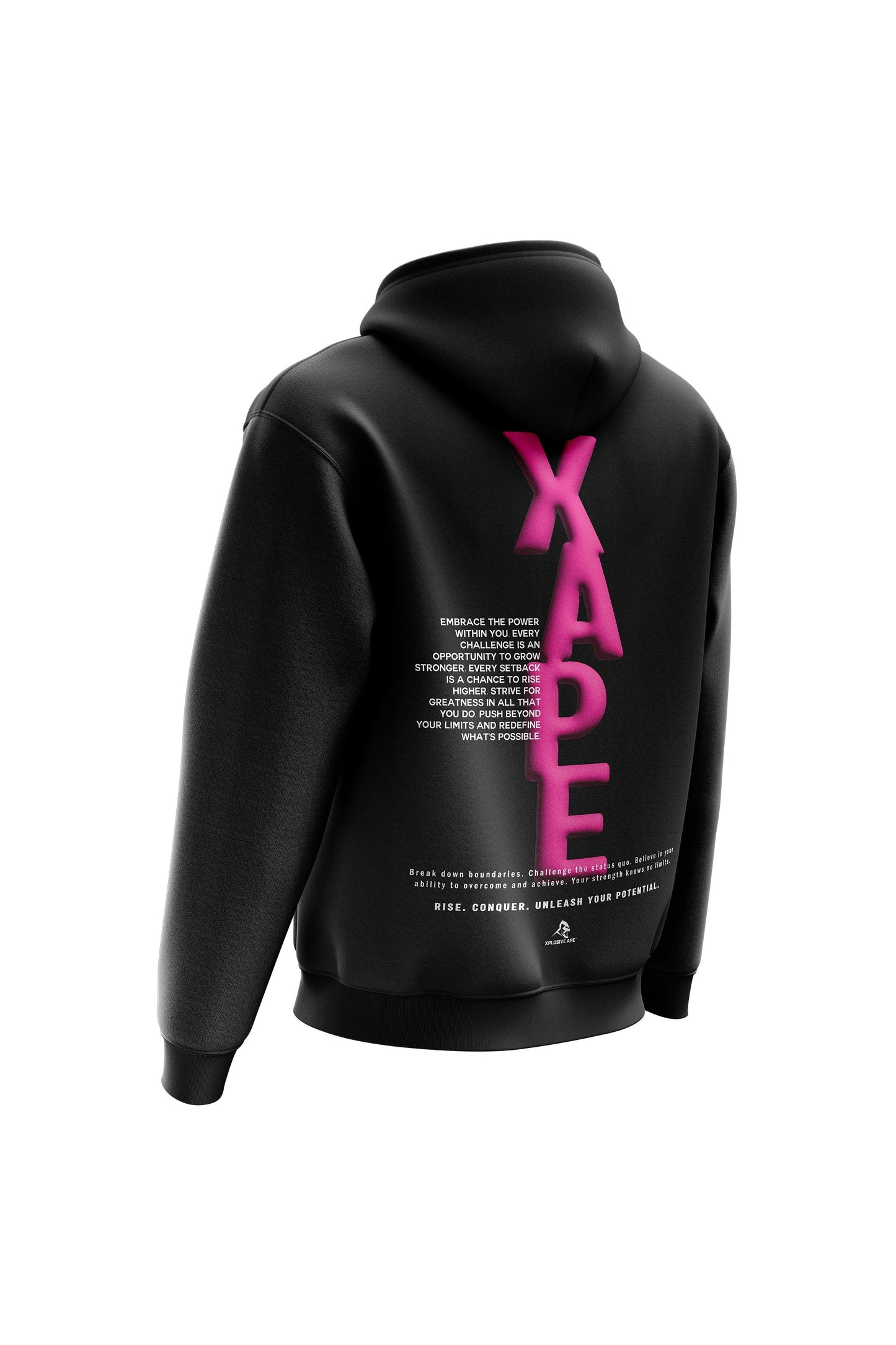 XAPE Potential V2 Hoodie - Black Xplosive Ape