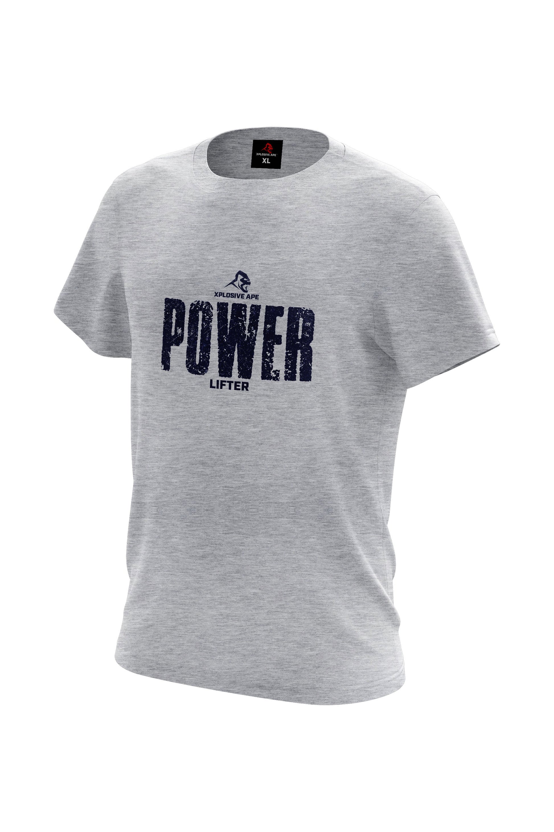 XAPE Power Lifter V2 Tee - Sports Grey Xplosive Ape