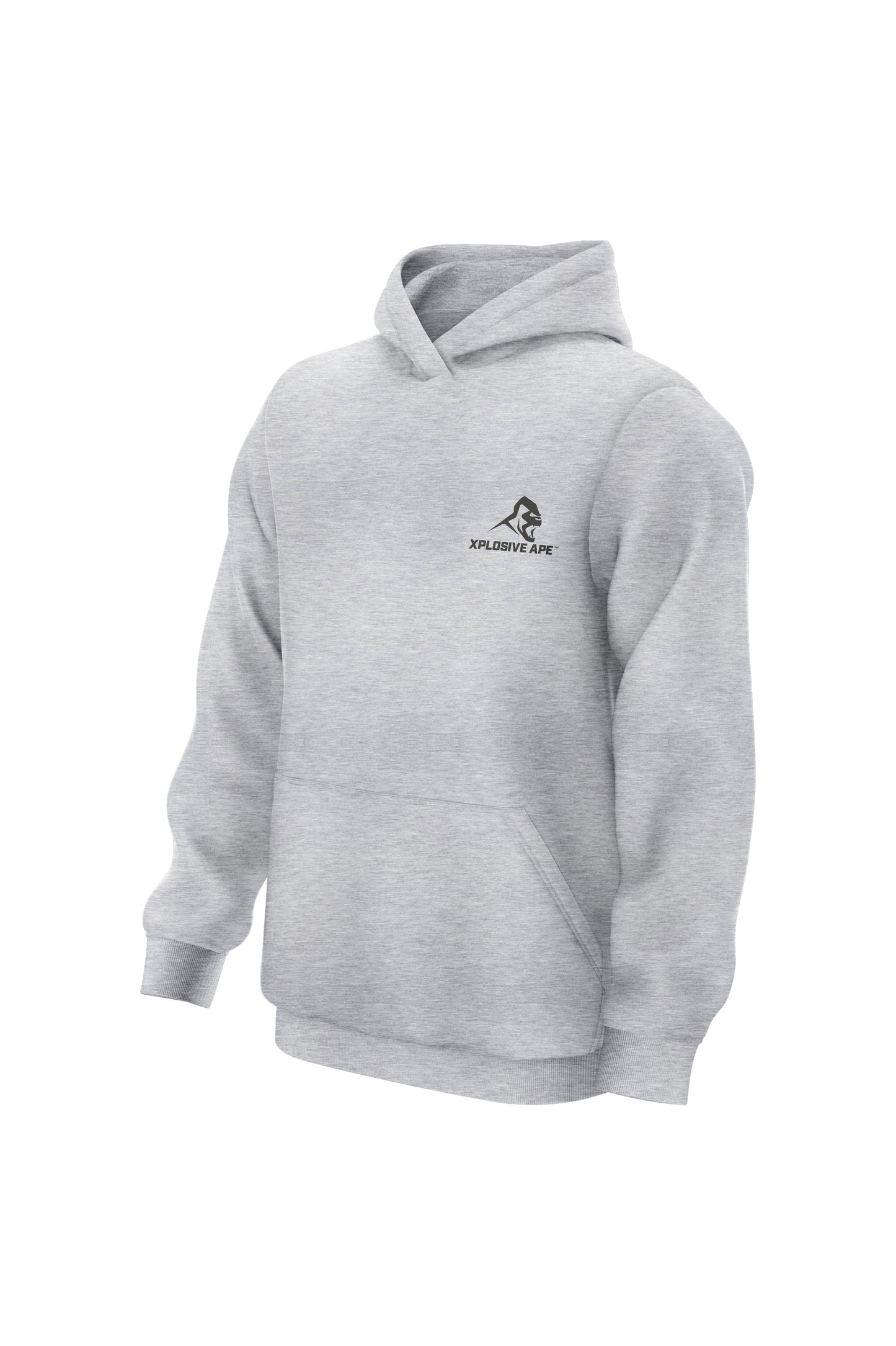 XAPE Powerhouse V3 Hoodie - Heather Grey Xplosive Ape