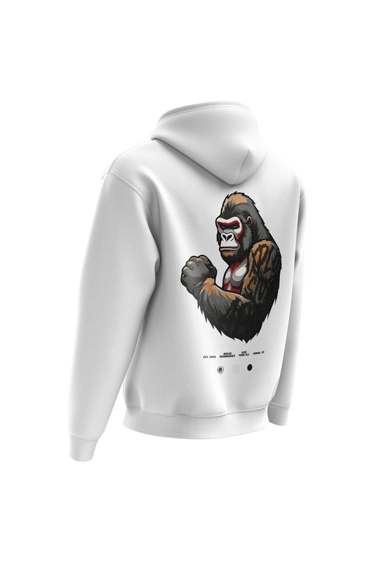 XAPE Powerhouse V3 Hoodie - White Xplosive Ape