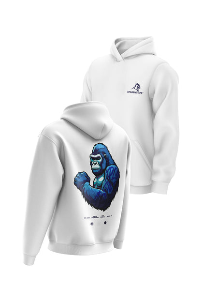 XAPE Powerhouse V4 Hoodie - White Xplosive Ape