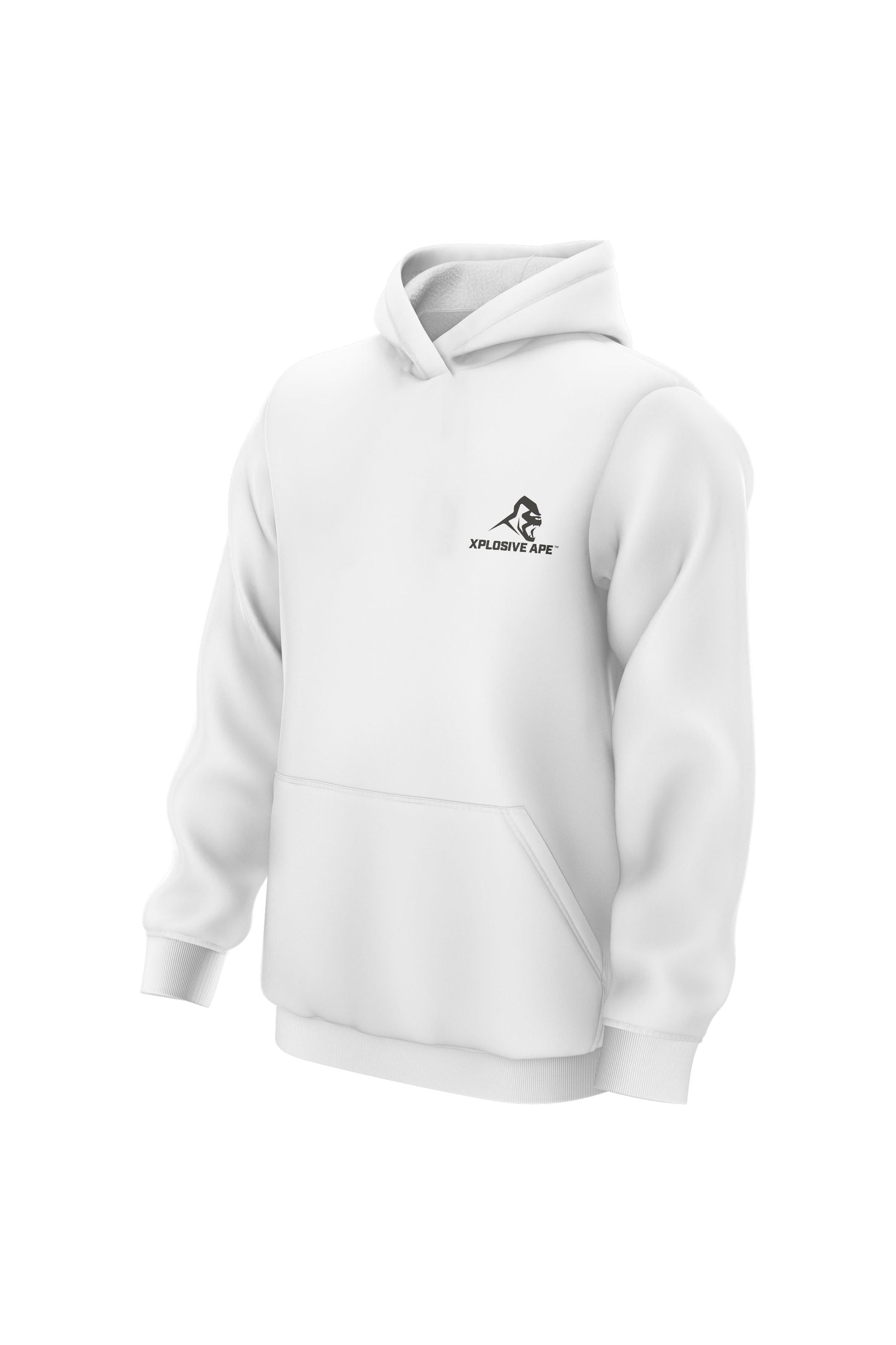 XAPE Powerhouse V4 Hoodie - White Xplosive Ape