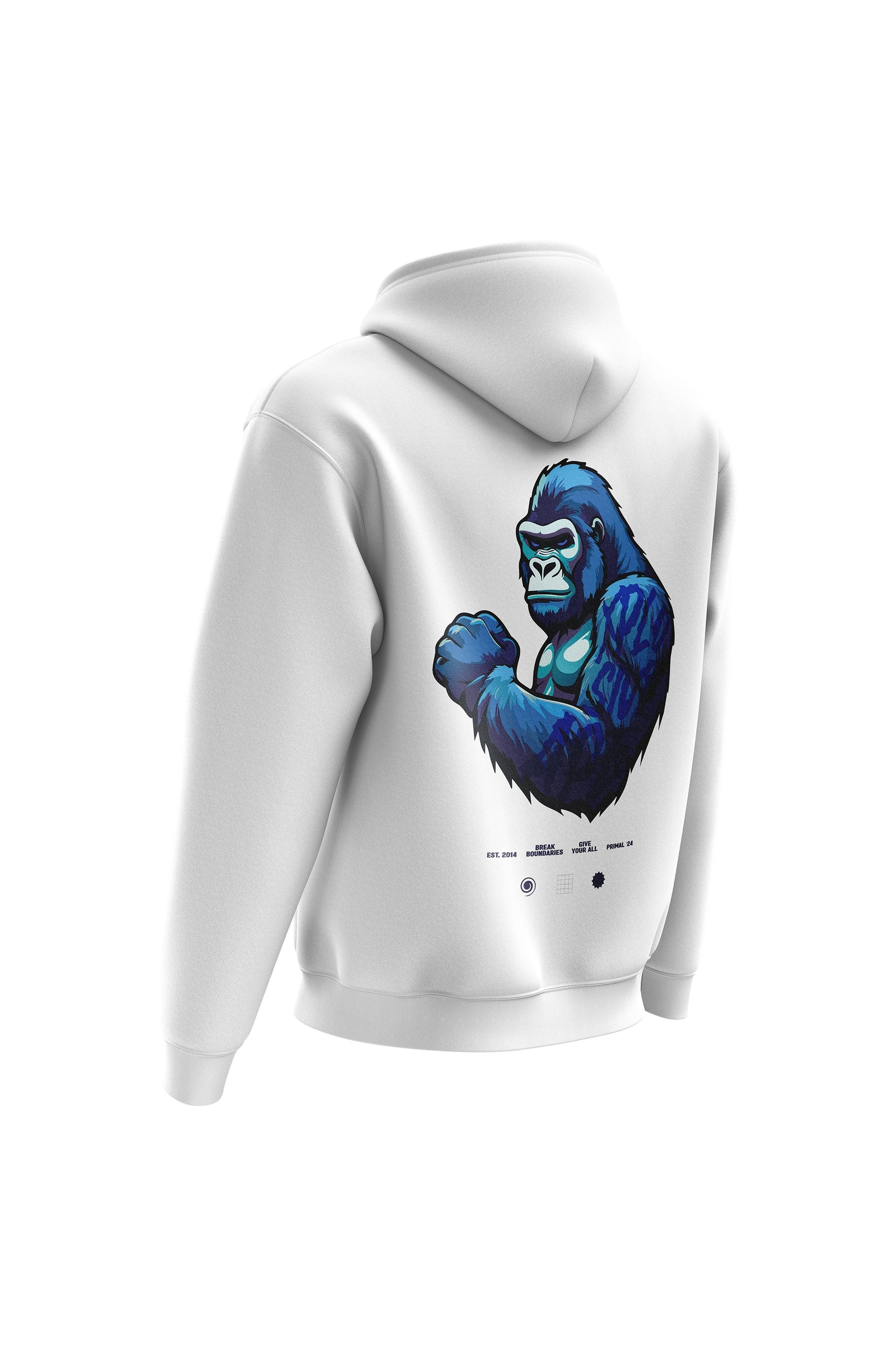 XAPE Powerhouse V4 Hoodie - White Xplosive Ape
