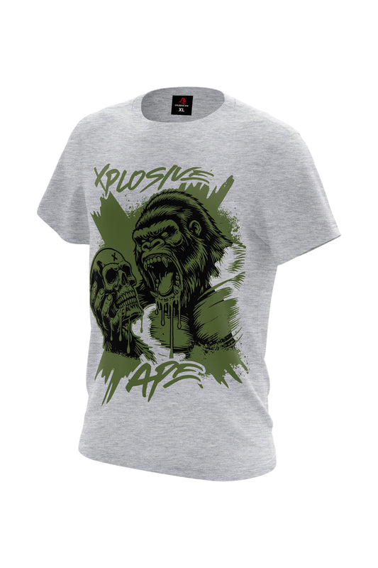 XAPE Prey Tee - Sports Grey Xplosive Ape