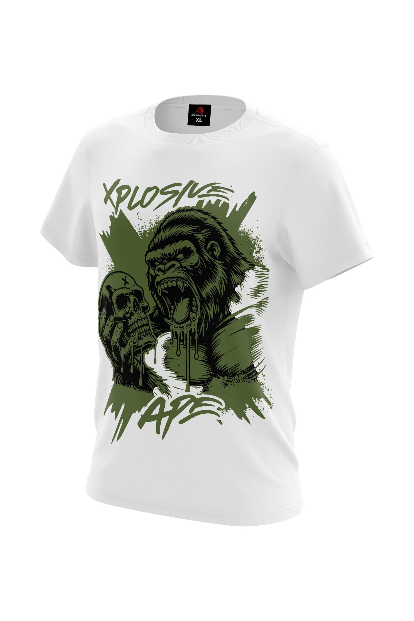 XAPE Prey Tee - White Xplosive Ape