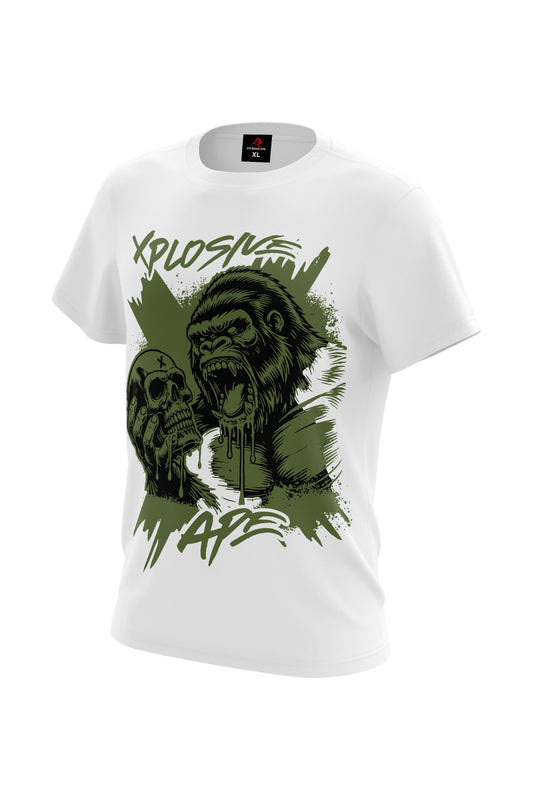 XAPE Prey Tee - White Xplosive Ape