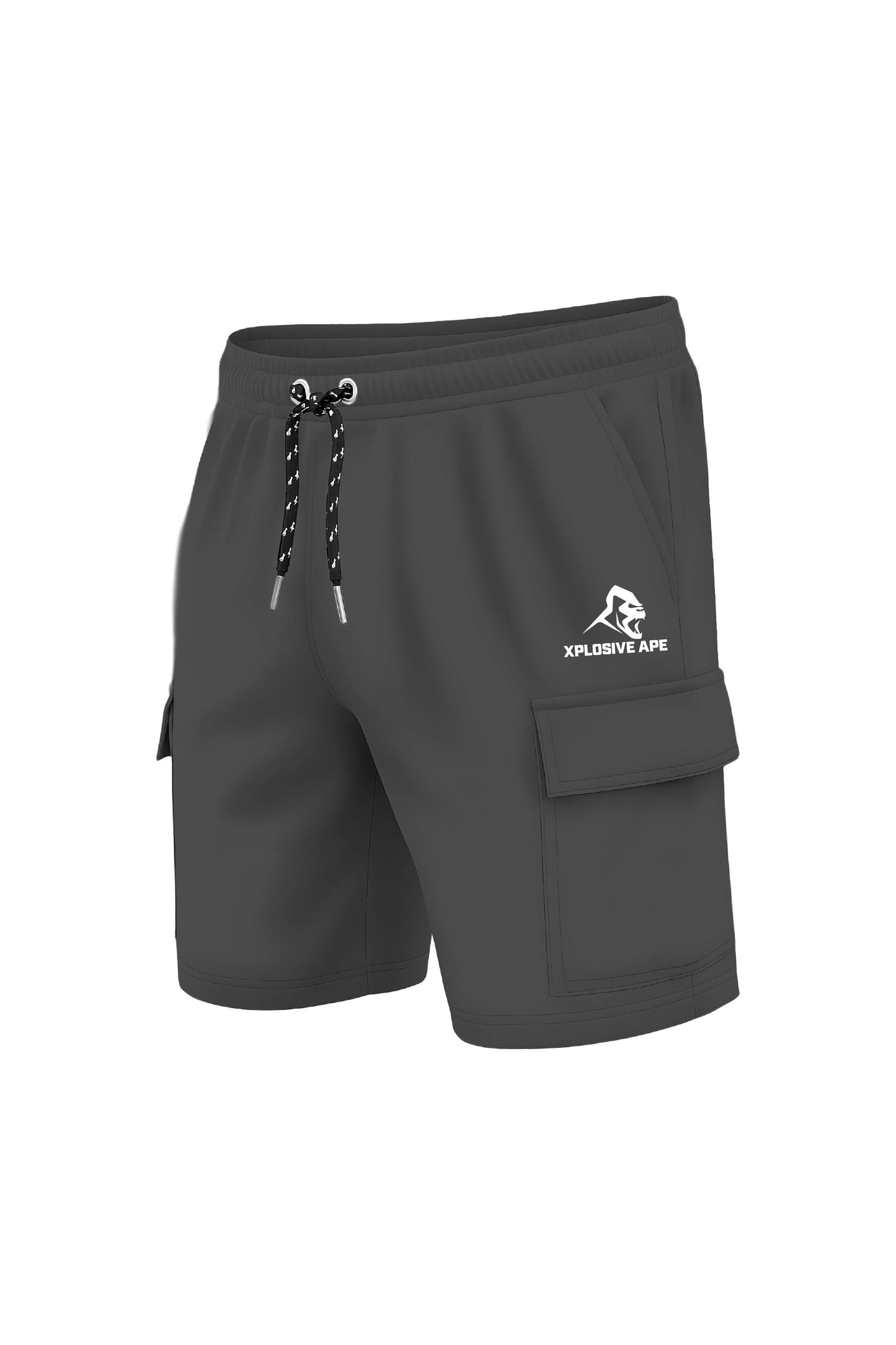 XAPE Prime  Cargo Shorts - Dark Grey Xplosive Ape