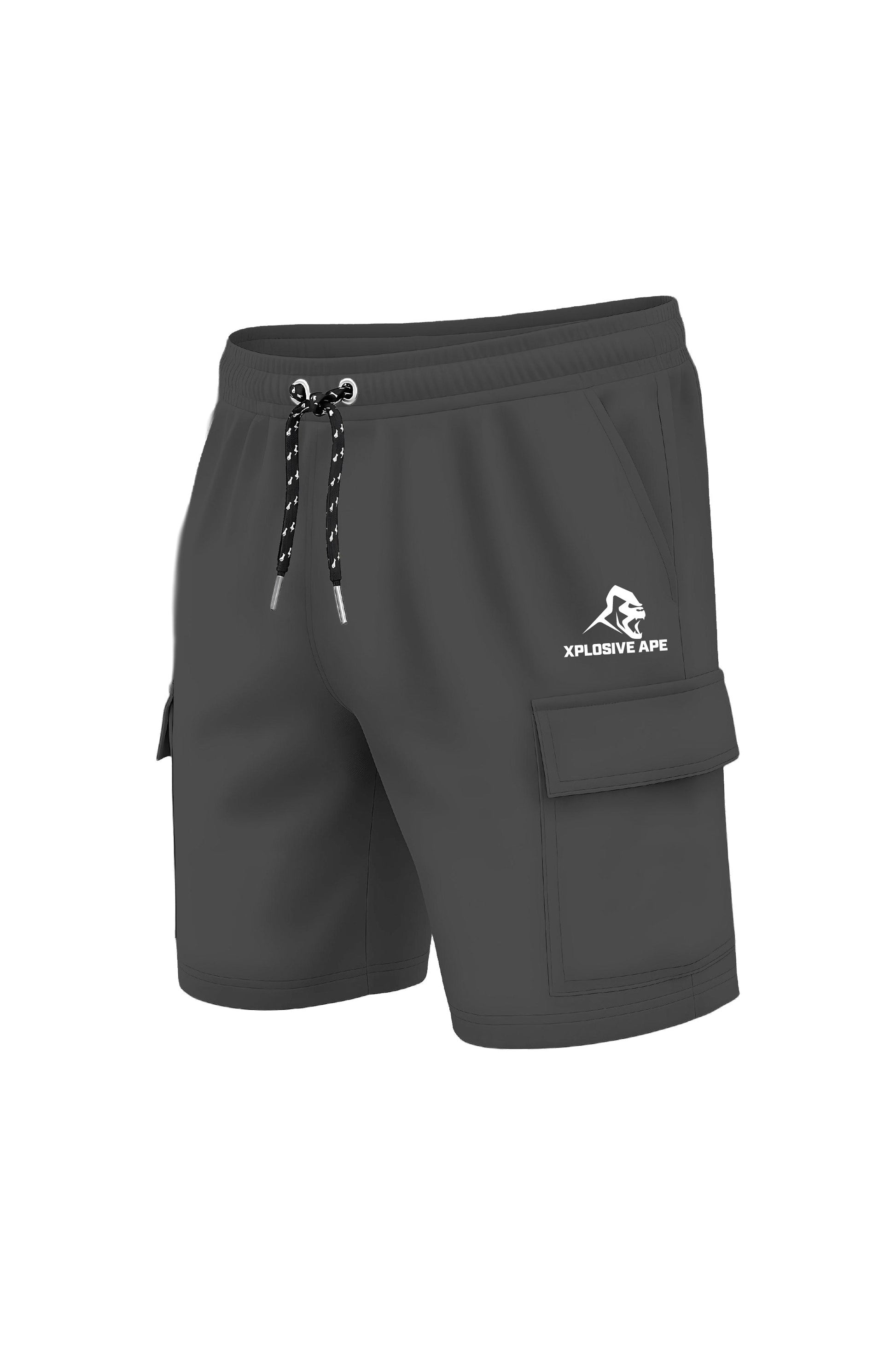 XAPE Prime  Cargo Shorts - Dark Grey Xplosive Ape
