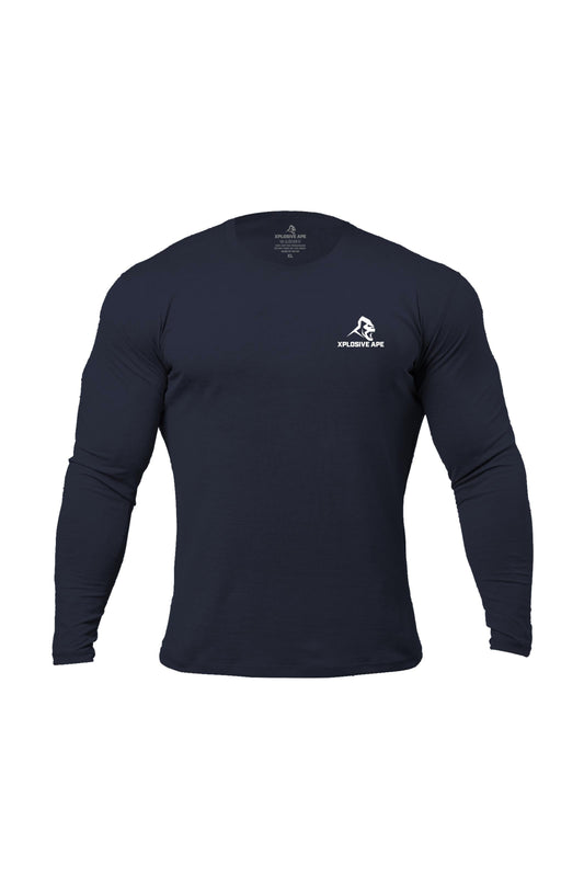 XAPE Prime Long Sleeve Tee - Navy Xplosive Ape