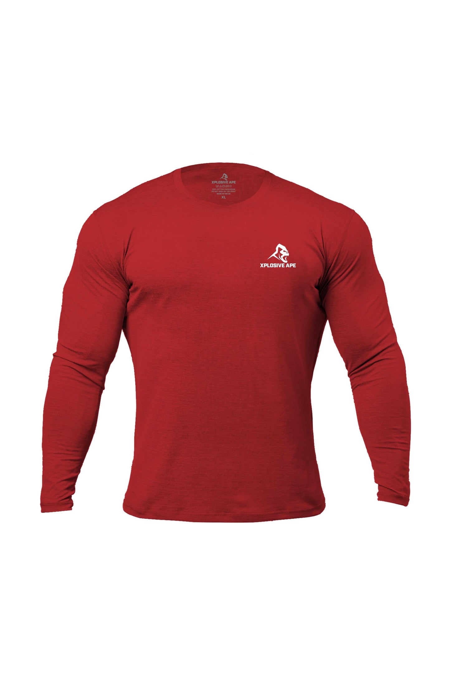 XAPE Prime Long Sleeve Tee - Red Xplosive Ape