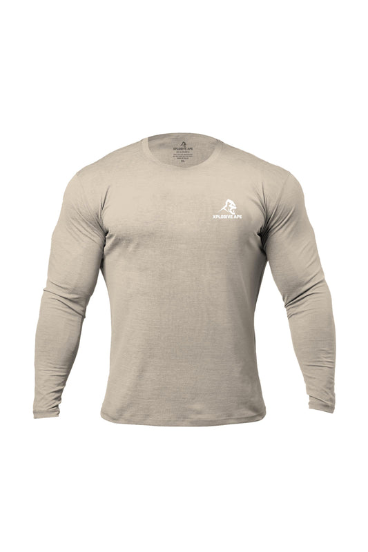 XAPE Prime Long Sleeve Tee - Sand Xplosive Ape