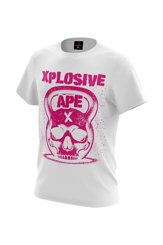 XAPE Pistol Tee - White Xplosive Ape